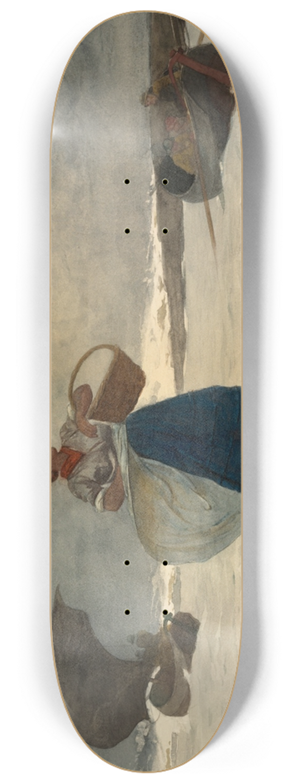 Winslow Homer - Inside the Bar 8.25 inch art skate deck