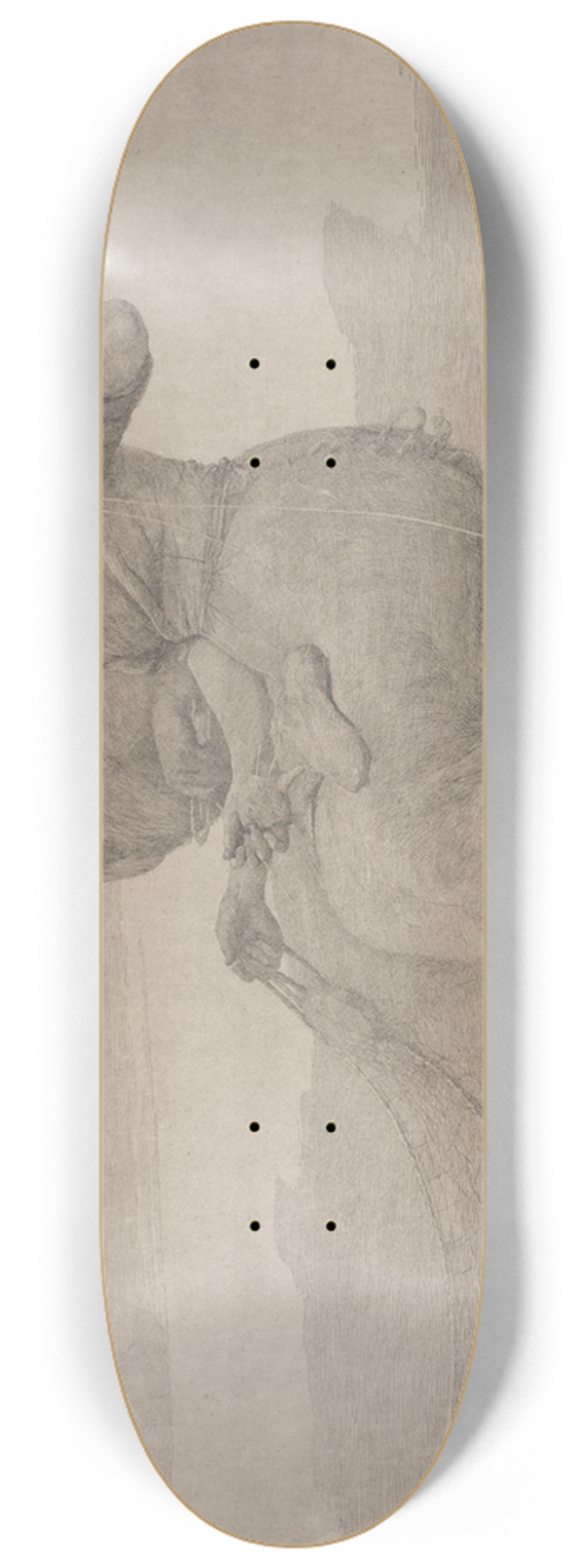 Winslow Homer - Mending the Tears 8.25 inch art skate deck