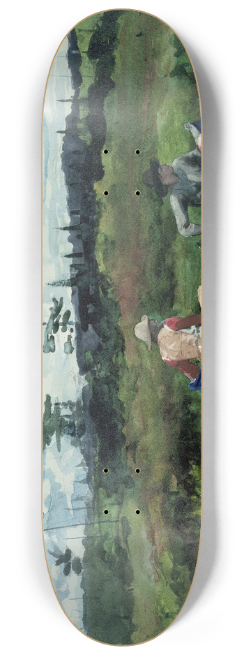 Winslow Homer - The Blue Boat 8.25 inch art skate deck