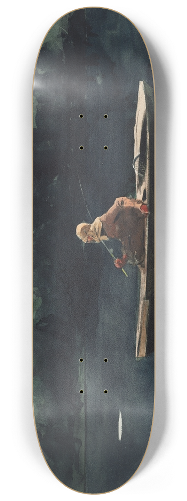 Winslow Homer - The Rise 8.25 inch art skate deck