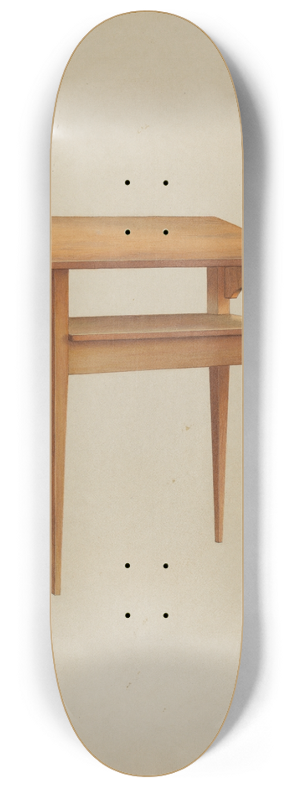 Winslow Rich - Shaker Dining Table 8.25 inch art skate deck