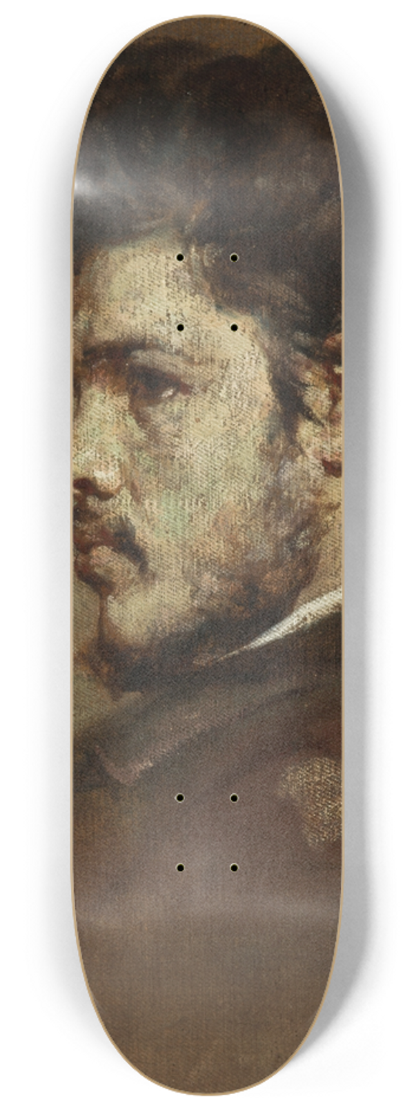 Witold Pruszkowski - Portrait of the Sculptor Stefan Jarzymowski 8.25 inch art skate deck