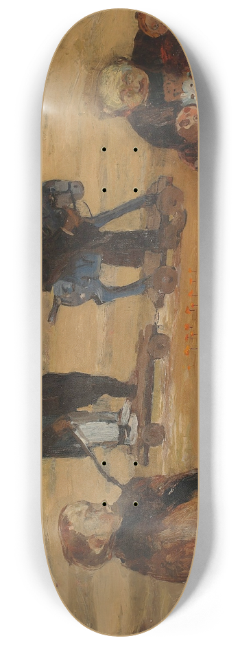 Witold Wojtkiewicz - Circus of madmen, series, Madness 8.25 inch art skate deck