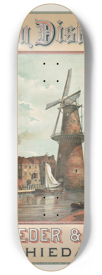 Witsch & Schmitt - Swan Distillery, J.J. Meder & Zoon, Schiedam 8.25 inch art skate deck