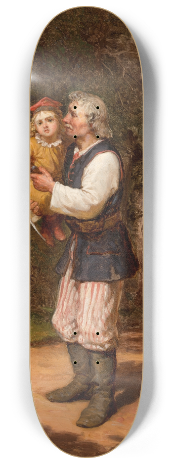 Wojciech Gerson - Gardener and a Little Colonel 8.25 inch art skate deck