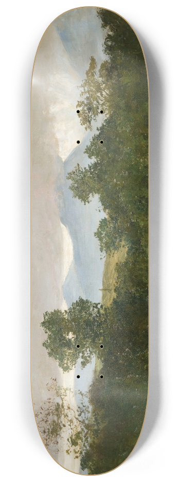 Wojciech Gerson - Landscape from Podhale 8.25 inch art skate deck