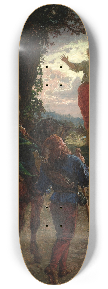 Wojciech Gerson - Veit Stoss on the way to Nuremberg 8.25 inch art skate deck
