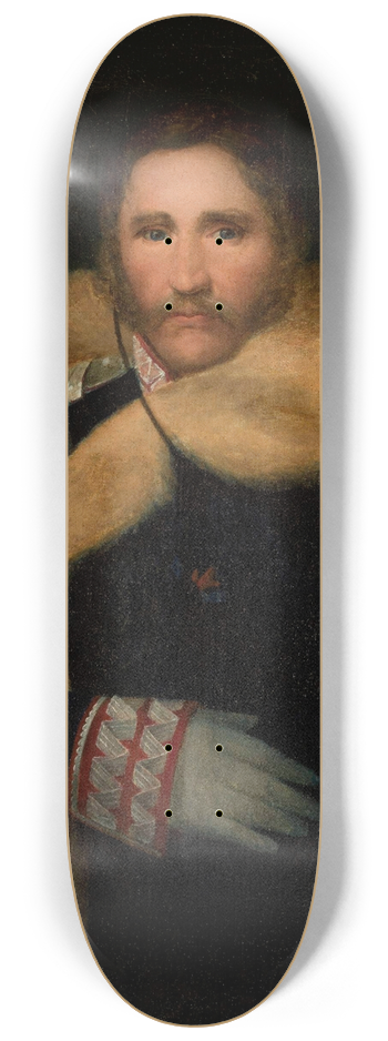 Wojciech Korneli Stattler - Portrait of general Henryk Dembiski (17911864) 8.25 inch art skate deck