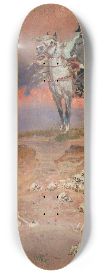 Wojciech Kossak - Napoleon auf dem Schlachtfeld 8.25 inch art skate deck