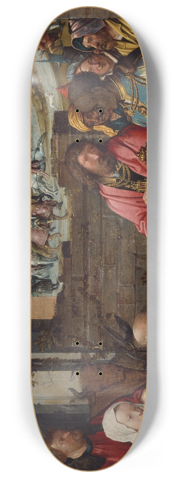 Workshop of Cornelis Engebrechtsz - The Adoration of the Magi 8.25 inch art skate deck