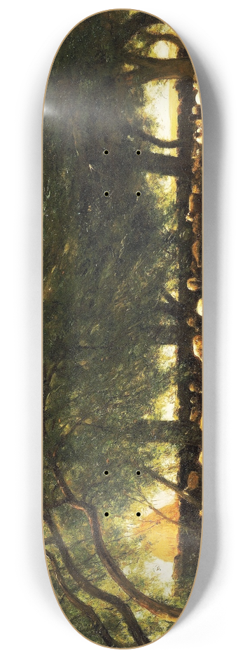 Worthington Whittredge - Noon In The Orchard 8.25 inch art skate deck