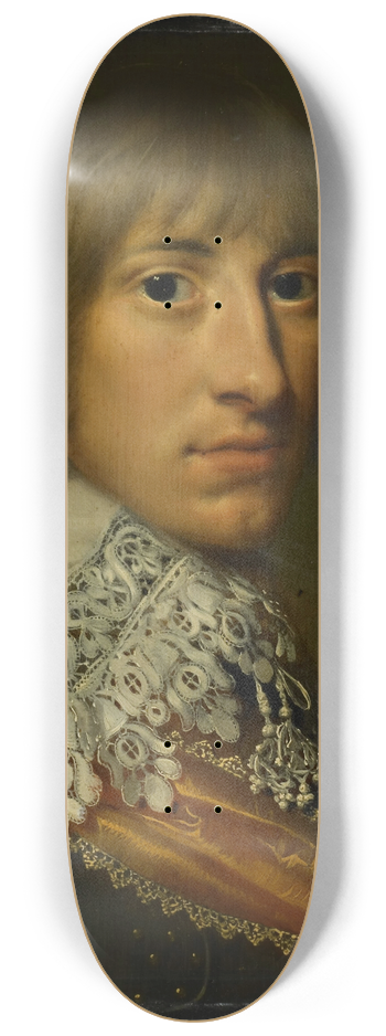 Wybrand de Geest - Portrait of Henry Casimir I, Count of Nassau-Dietz 8.25 inch art skate deck