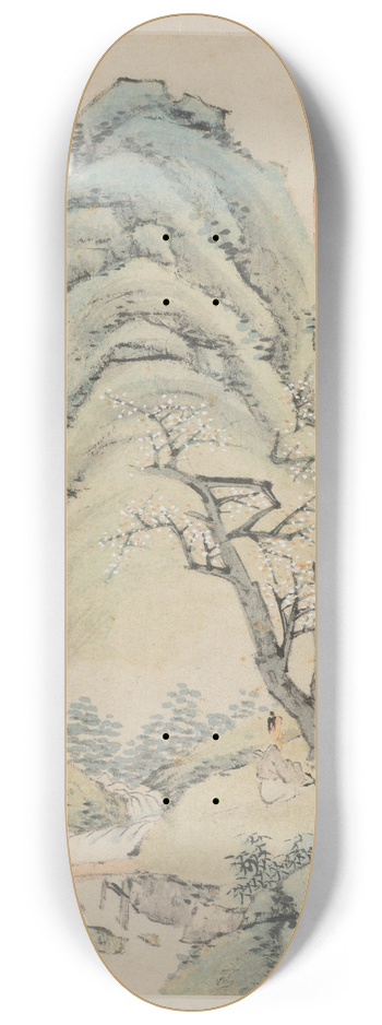 Xiao Yuncong - Album of Seasonal Landscapes, Leaf A (previous leaf 4) 8.25 inch art skate deck