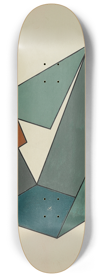Yakov Chernikhov - Geometric composition 8.25 inch art skate deck