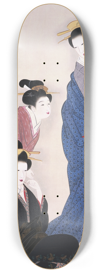Yamaguchi Soken - Wives of Merchants 8.25 inch art skate deck