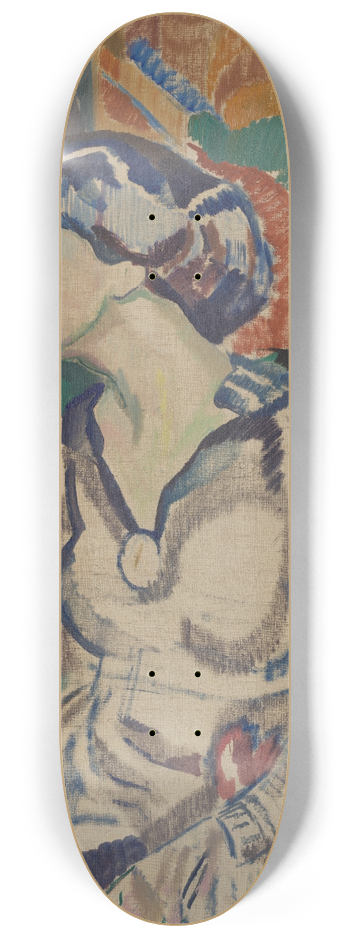 Axel Trneman - Portrait of Carin Thiel 8.25 inch art skate deck