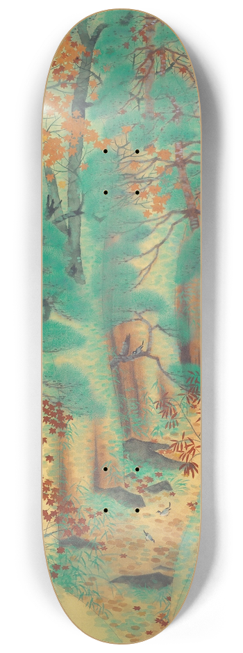 Yokoyama Taikan - Way to Atago 8.25 inch art skate deck