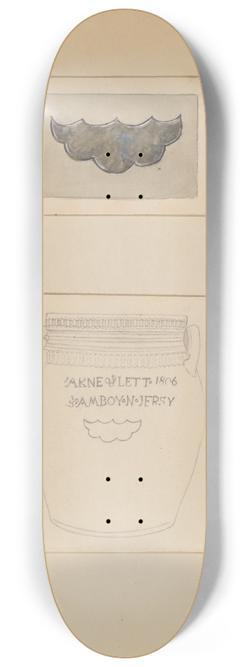 Yolande Delasser - Crock 8.25 inch art skate deck