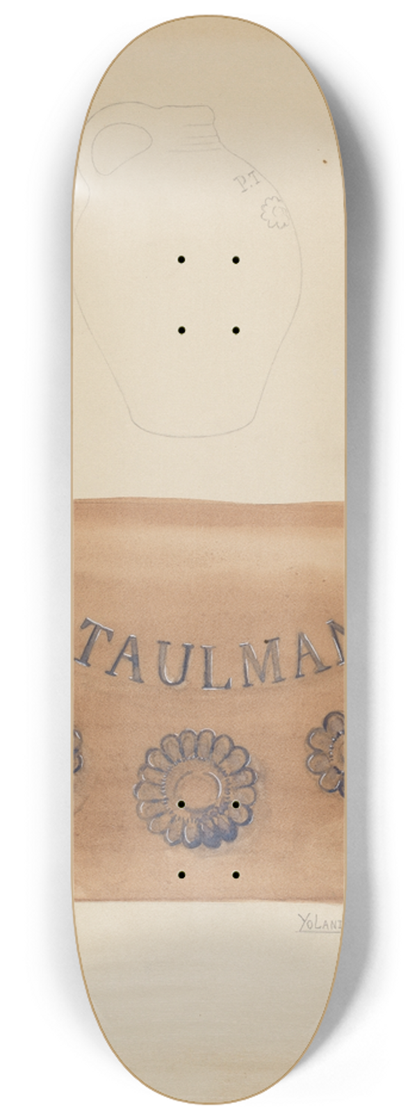 Yolande Delasser - Jug 8.25 inch art skate deck