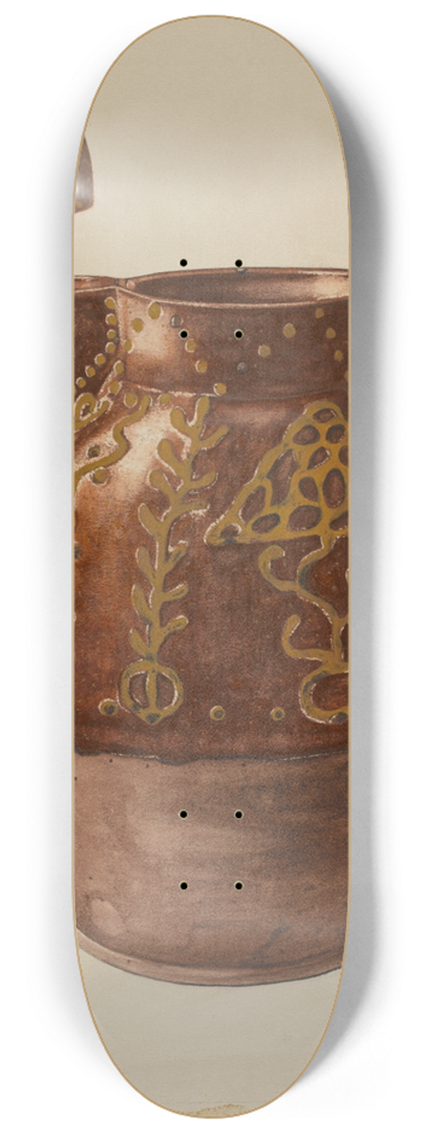 Yolande Delasser - Pa. German Pitcher 8.25 inch art skate deck