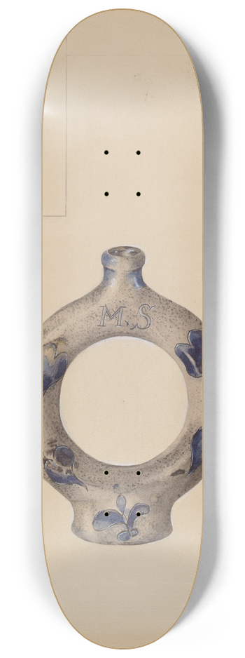 Yolande Delasser - Ring Bottle 8.25 inch art skate deck