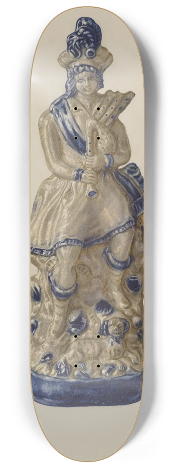 Yolande Delasser - Statuette 8.25 inch art skate deck