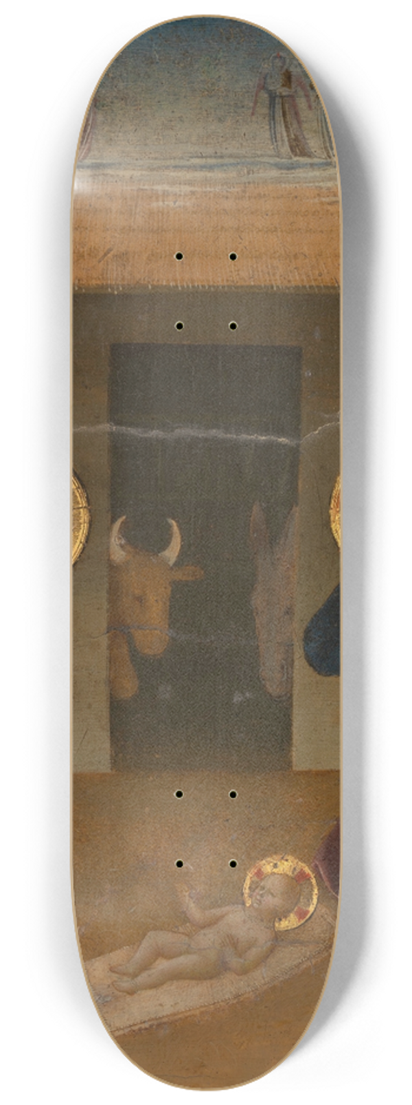 Zanobi Strozzi - The Nativity 8.25 inch art skate deck
