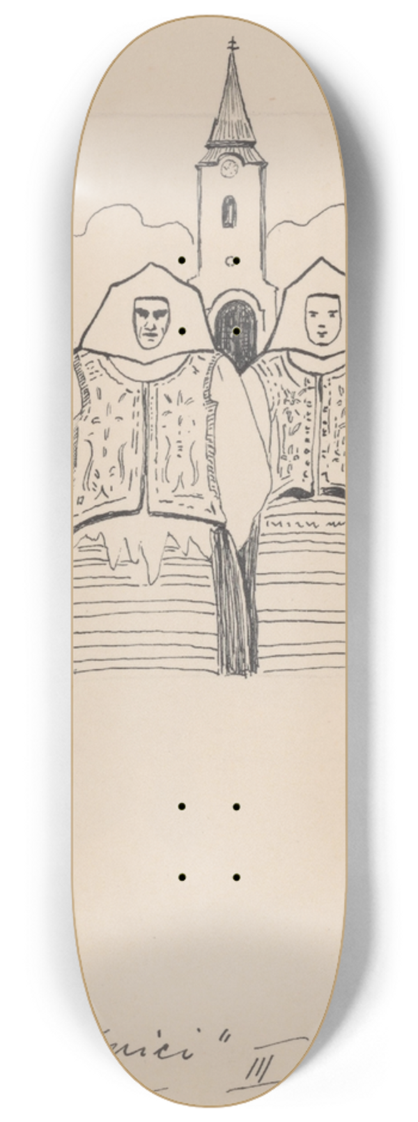 Zolo Palugyay - Fallmonger 8.25 inch art skate deck