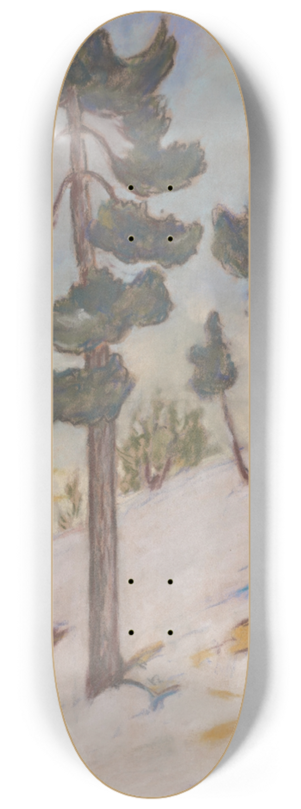 Zolo Palugyay - Late Autumn in the High Tatras 8.25 inch art skate deck