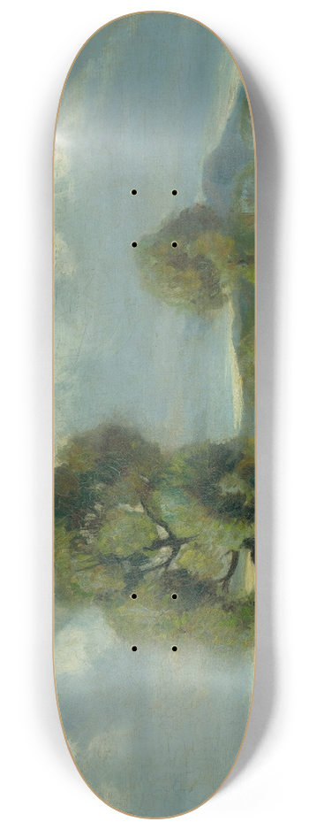 Zolo Palugyay - Liptov Landscape with Trees 8.25 inch art skate deck