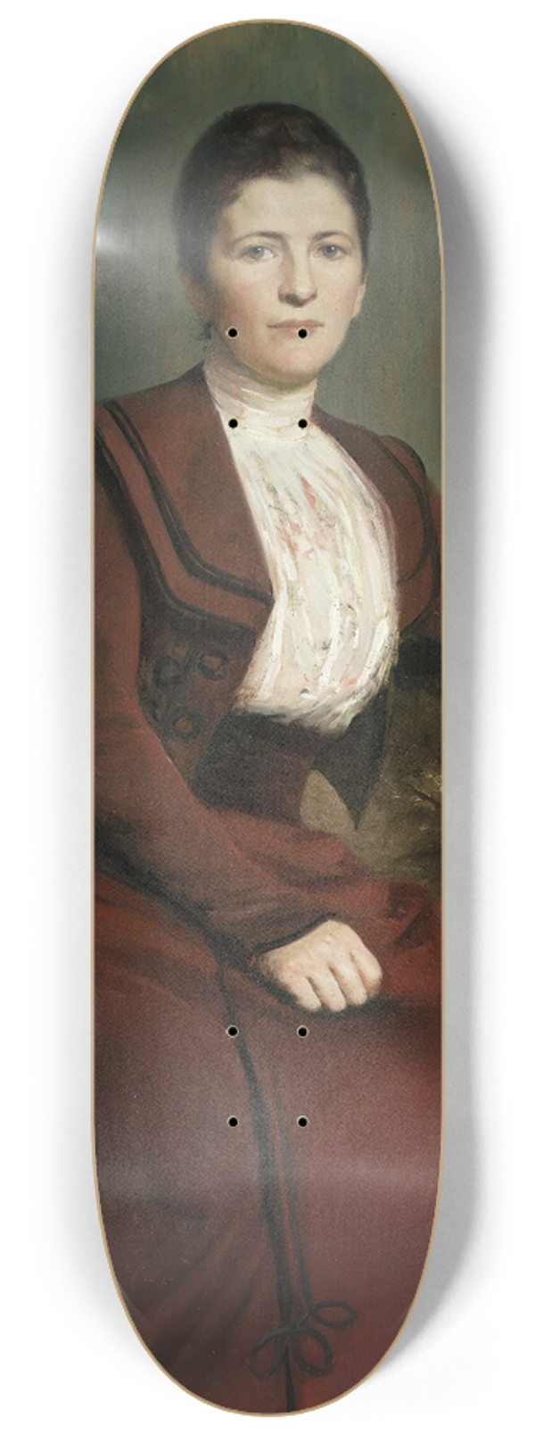 Zygmunt Andrychewicz - Portrait of G.Lesiewska, artists sister 8.25 inch art skate deck