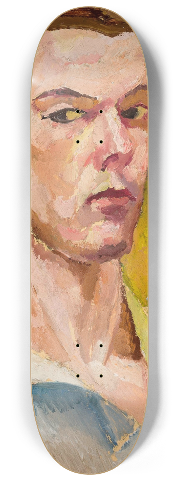 Zygmunt Waliszewski - Cubist self-portrait 8.25 inch art skate deck