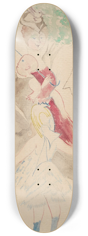 Zygmunt Waliszewski - In a park 8.25 inch art skate deck