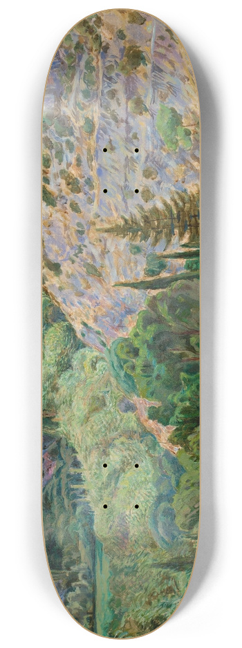 Zygmunt Waliszewski - Landscape from Angles 8.25 inch art skate deck