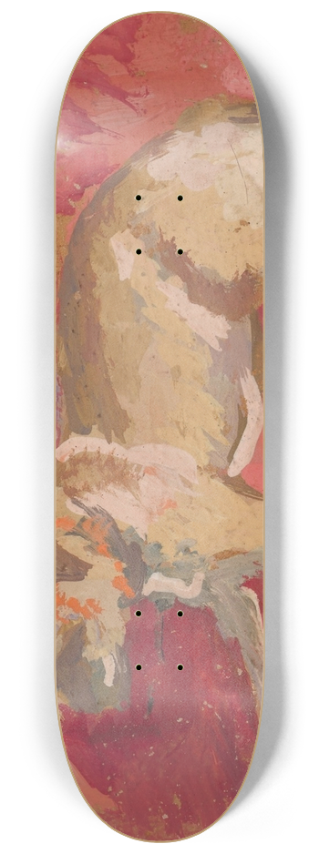 Zygmunt Waliszewski - Lying dog 8.25 inch art skate deck