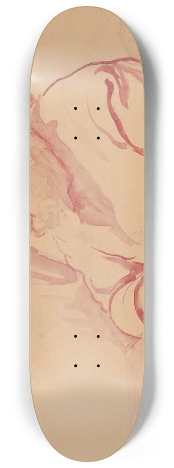 Zygmunt Waliszewski - Portrait of painter Nikolay V. Sklifosovsky 8.25 inch art skate deck