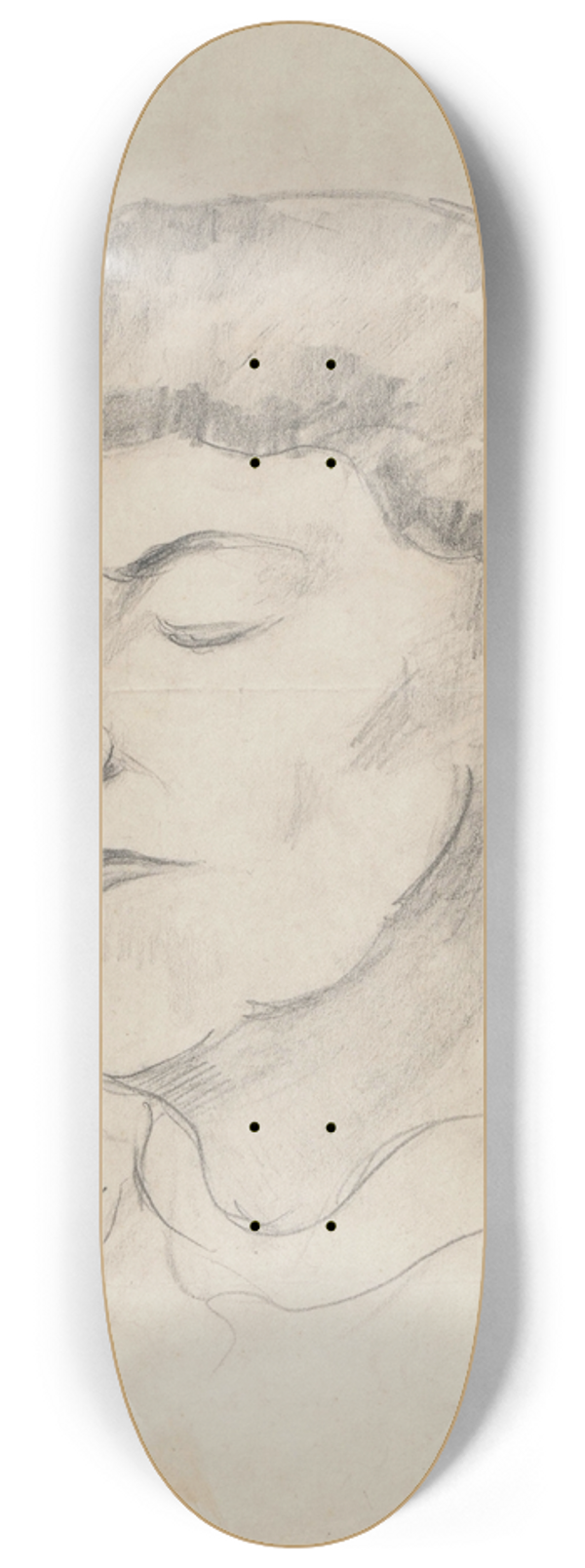 Zygmunt Waliszewski - Portrait of the artists mother, Michalina Waliszewska 8.25 inch art skate deck