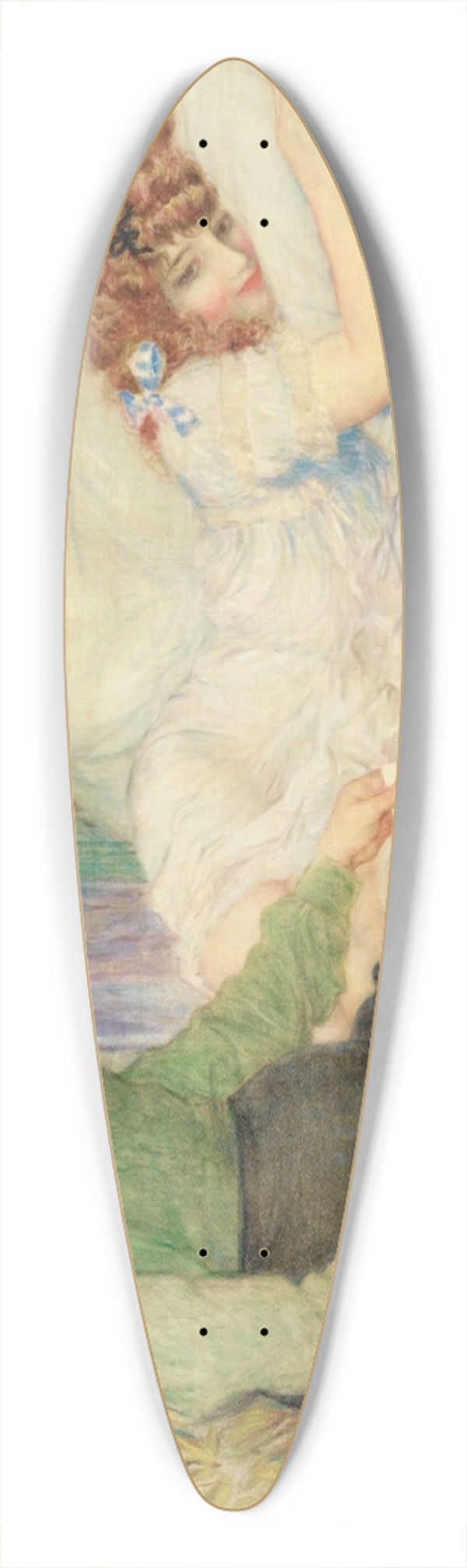 Abel Faivre - La tireuse de cartes 39.3 inch art pintail longboard deck