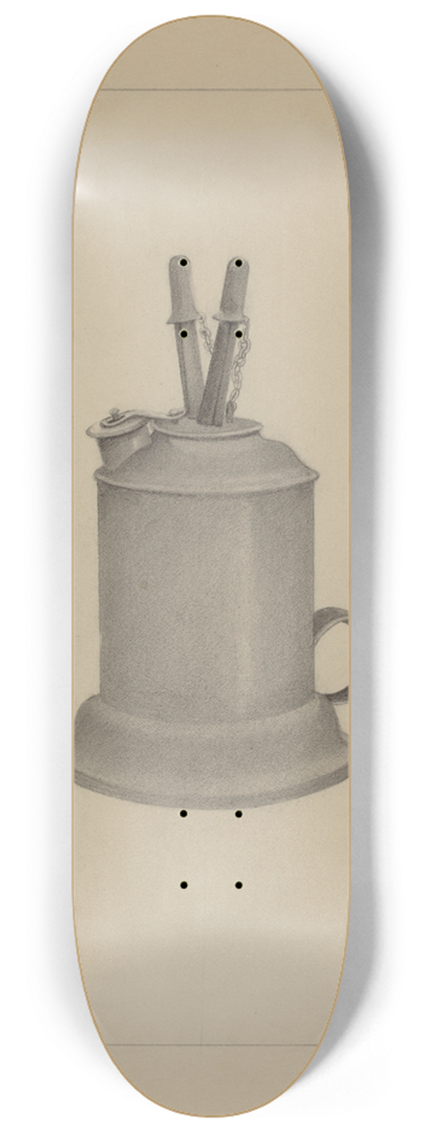 A. Zaidenberg - Spark Lamp 8.25 inch art skate deck