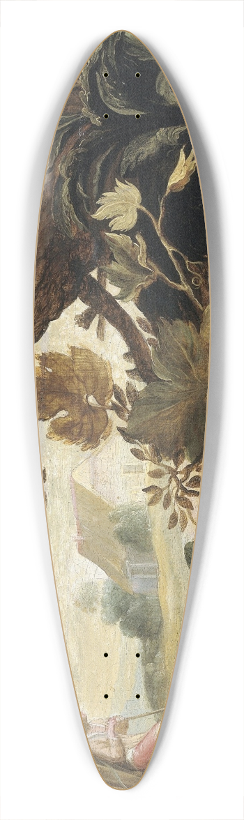 Abraham Bloemaert - Landscape with Fruits and Vegetables in the foreground 39.3 inch art pintail longboard deck