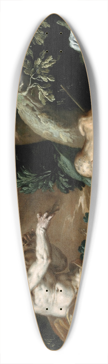 Abraham Bloemaert - Mercury, Argus and Io 39.3 inch art pintail longboard deck