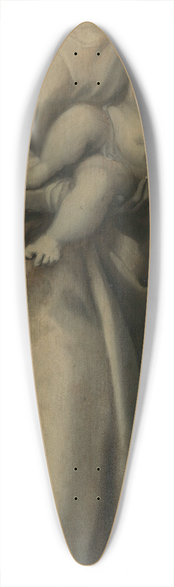 Abraham de Rijcke - Madonna 39.3 inch art pintail longboard deck