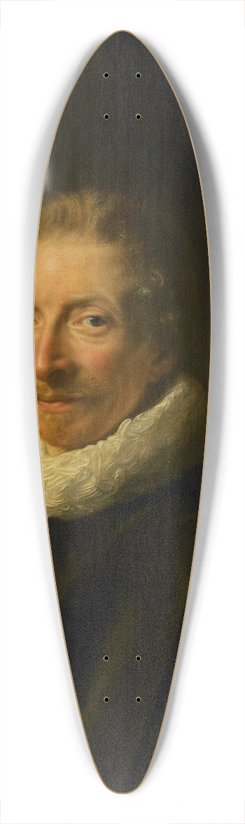 Abraham de Vries - Portrait of David de Moor 39.3 inch art pintail longboard deck
