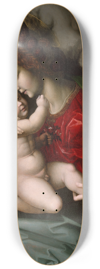 Bacchiacca - Madonna and Child 8.25 inch art skate deck