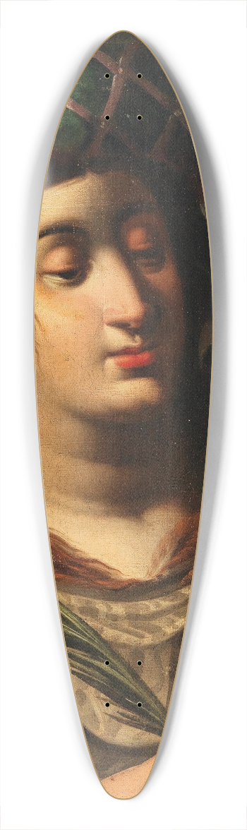Abraham Janssens - The Tiburtine Sibyl 39.3 inch art pintail longboard deck