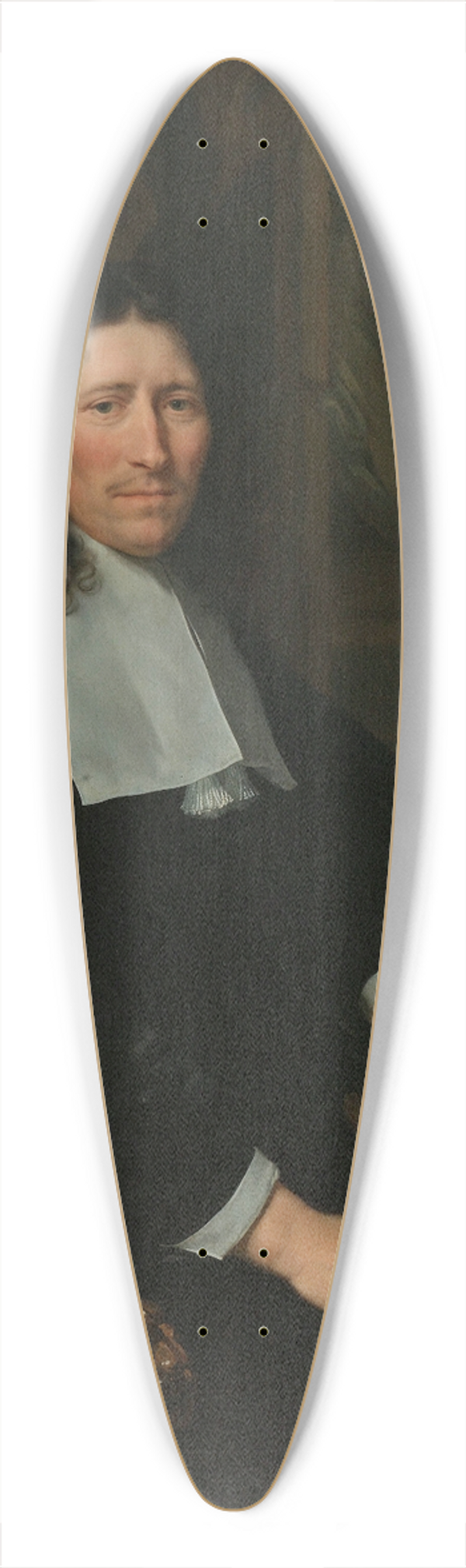 Abraham Lambertsz. van den Tempel - Portrait of Pieter de la Court 39.3 inch art pintail longboard deck