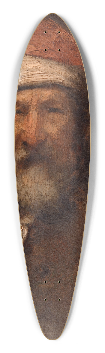 Abraham Van Dijck - An Old Man 39.3 inch art pintail longboard deck
