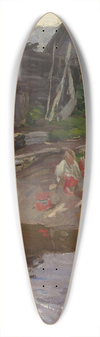 Abram Efimovich Arkhipov - In the evening 39.3 inch art pintail longboard deck