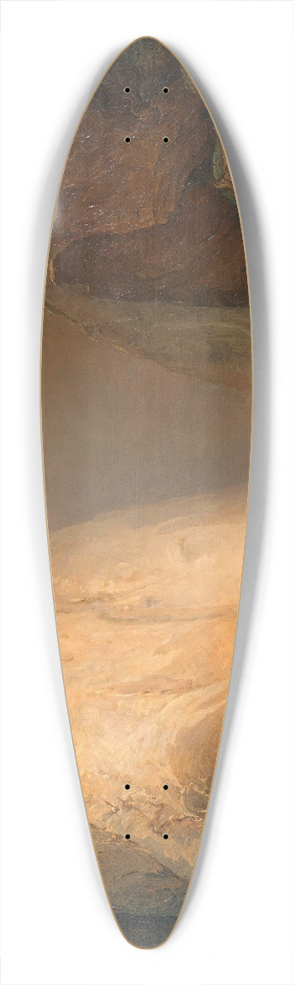 Adalbert Stifter - Felspartie  Moldauenge bei Hohenfurt 39.3 inch art pintail longboard deck