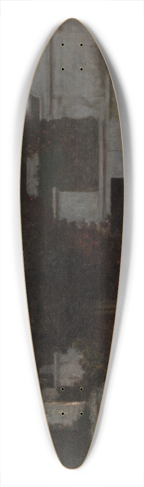Adam Chmielowski - Italian Cemetery at Dusk 39.3 inch art pintail longboard deck